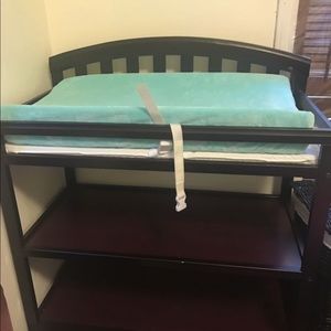 Changing table with pad included
